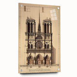Architectural Wall Art: Vintage Cathedral Design Print