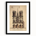 Architectural Wall Art: Vintage Cathedral Design Print