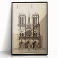 Architectural Wall Art: Vintage Cathedral Design Print
