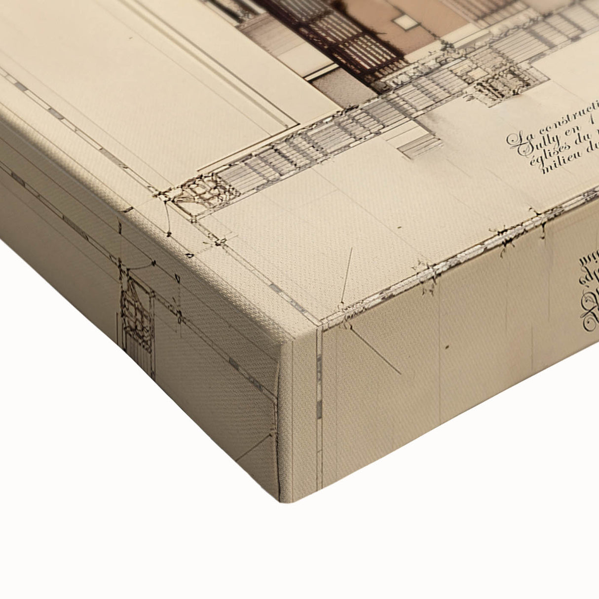 Architectural Wall Art: Vintage Cathedral Design Print