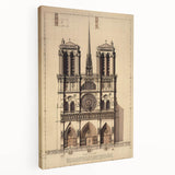 Architectural Wall Art: Vintage Cathedral Design Print