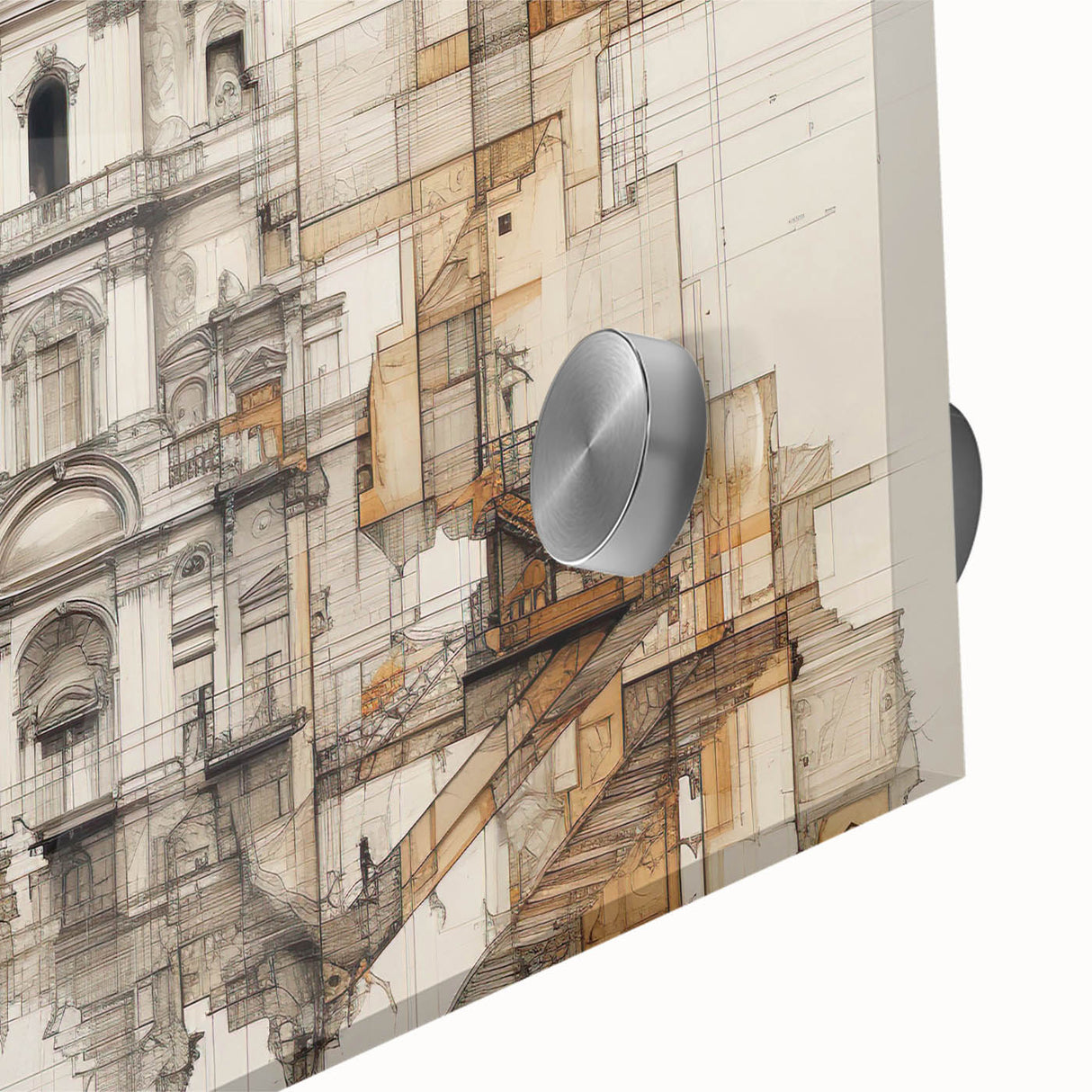 Architectural Wall Art - Historic Church Illustration