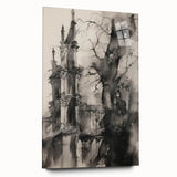 Architectural Wall Art - Gothic Tower Illustration