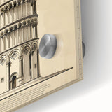 Architectural Wall Art: Leaning Tower of Pisa Print
