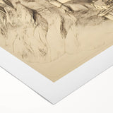 Architectural Wall Art: Mont Saint-Michel Illustration Print