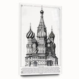 St. Basil's Cathedral Architectural Wall Art