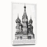 St. Basil's Cathedral Architectural Wall Art