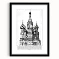St. Basil's Cathedral Architectural Wall Art