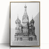 St. Basil's Cathedral Architectural Wall Art