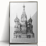 St. Basil's Cathedral Architectural Wall Art