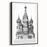 St. Basil's Cathedral Architectural Wall Art