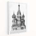 St. Basil's Cathedral Architectural Wall Art