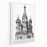 St. Basil's Cathedral Architectural Wall Art