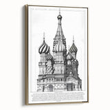 St. Basil's Cathedral Architectural Wall Art