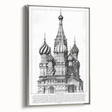 St. Basil's Cathedral Architectural Wall Art