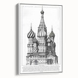 St. Basil's Cathedral Architectural Wall Art