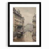 Historic Parisian Street Architecture Wall Art