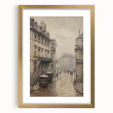 Historic Parisian Street Architecture Wall Art