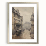 Historic Parisian Street Architecture Wall Art
