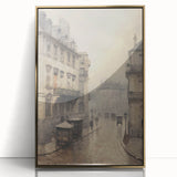 Historic Parisian Street Architecture Wall Art
