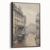 Historic Parisian Street Architecture Wall Art