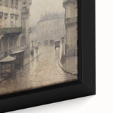 Historic Parisian Street Architecture Wall Art