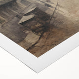 Historic Parisian Street Architecture Wall Art