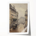 Historic Parisian Street Architecture Wall Art