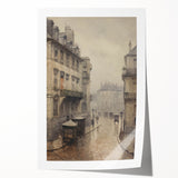 Historic Parisian Street Architecture Wall Art