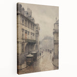 Historic Parisian Street Architecture Wall Art