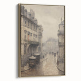 Historic Parisian Street Architecture Wall Art