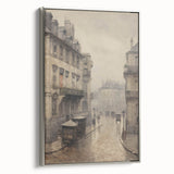 Historic Parisian Street Architecture Wall Art