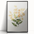 Vintage Botanical Orchid Art Print – Nature-Inspired Botanical Wall Art