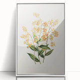 Vintage Botanical Orchid Art Print – Nature-Inspired Botanical Wall Art