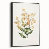 Vintage Botanical Orchid Art Print – Nature-Inspired Botanical Wall Art