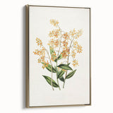 Vintage Botanical Orchid Art Print – Nature-Inspired Botanical Wall Art
