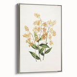 Vintage Botanical Orchid Art Print – Nature-Inspired Botanical Wall Art
