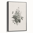 Vintage Botanical Rose Art Print – Black and White Botanical Wall Art
