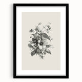 Vintage Botanical Art Print – Elegant Flower Illustration Art