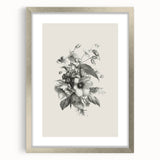 Vintage Botanical Art Print – Elegant Flower Illustration Art