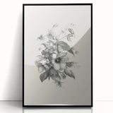 Vintage Botanical Art Print – Elegant Flower Illustration Art