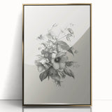 Vintage Botanical Art Print – Elegant Flower Illustration Art