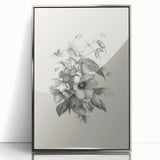 Vintage Botanical Art Print – Elegant Flower Illustration Art