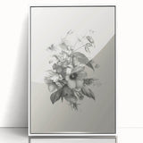 Vintage Botanical Art Print – Elegant Flower Illustration Art