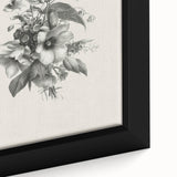 Vintage Botanical Art Print – Elegant Flower Illustration Art