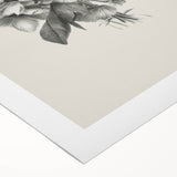 Vintage Botanical Art Print – Elegant Flower Illustration Art