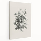 Vintage Botanical Art Print – Elegant Flower Illustration Art