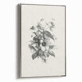 Vintage Botanical Art Print – Elegant Flower Illustration Art