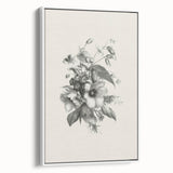 Vintage Botanical Art Print – Elegant Flower Illustration Art