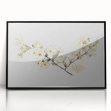 Delicate Cherry Blossom Art Prints: Elegant Floral Wall Art